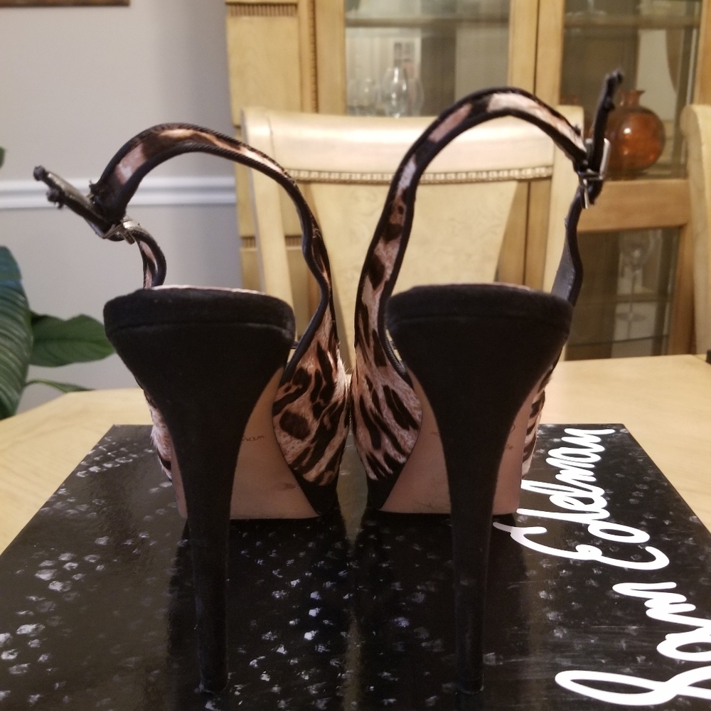 Leopard Print Heels - image 4